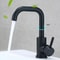 Stainless Steel Bathroom Faucet Swivel Single Lever Sink Mixer Tap 2