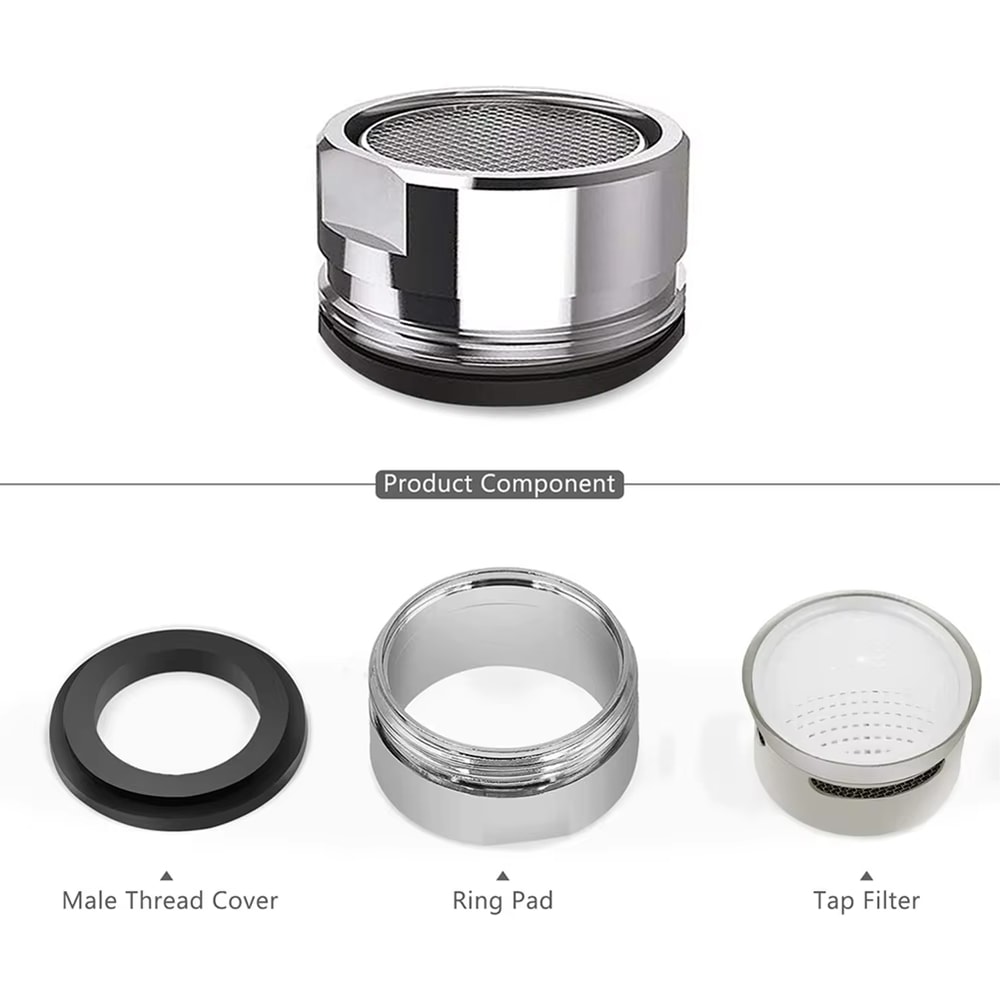 Water Saving Faucet Aerator Set with Thread Bathroom Tap Filter