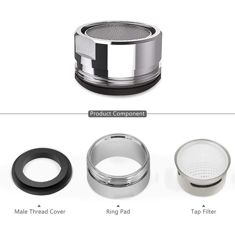 Water Saving Faucet Aerator Set with Thread Bathroom Tap Filter