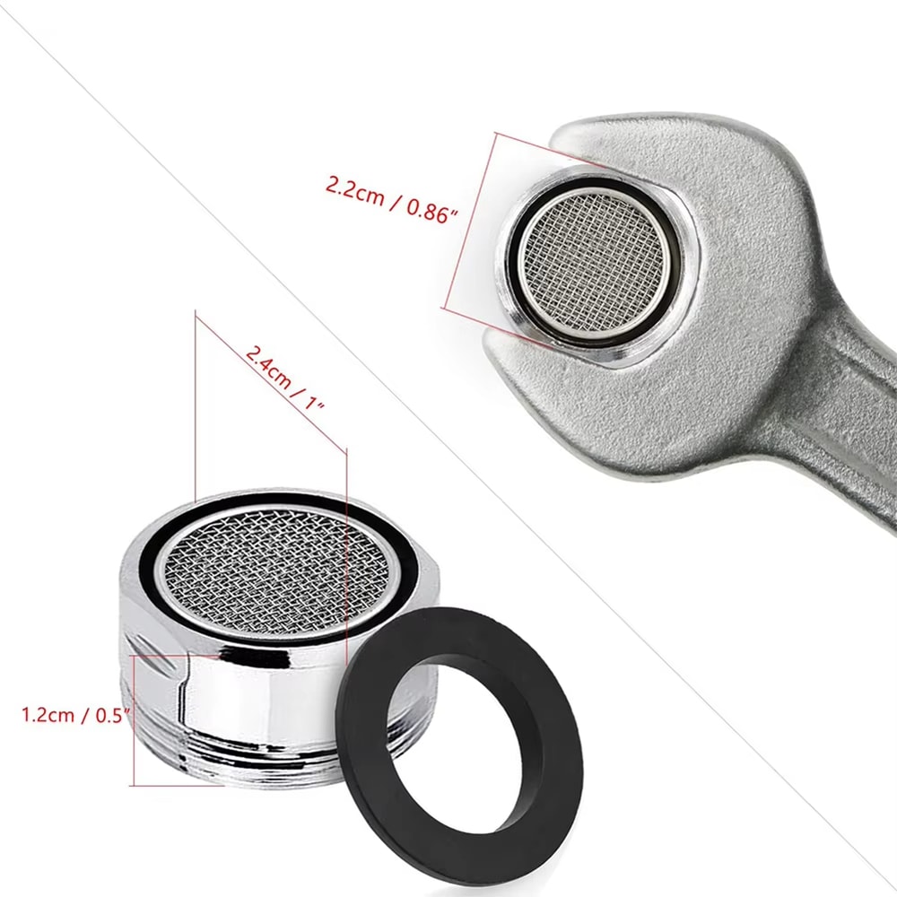 Water Saving Faucet Aerator Set with Thread Bathroom Tap Filter