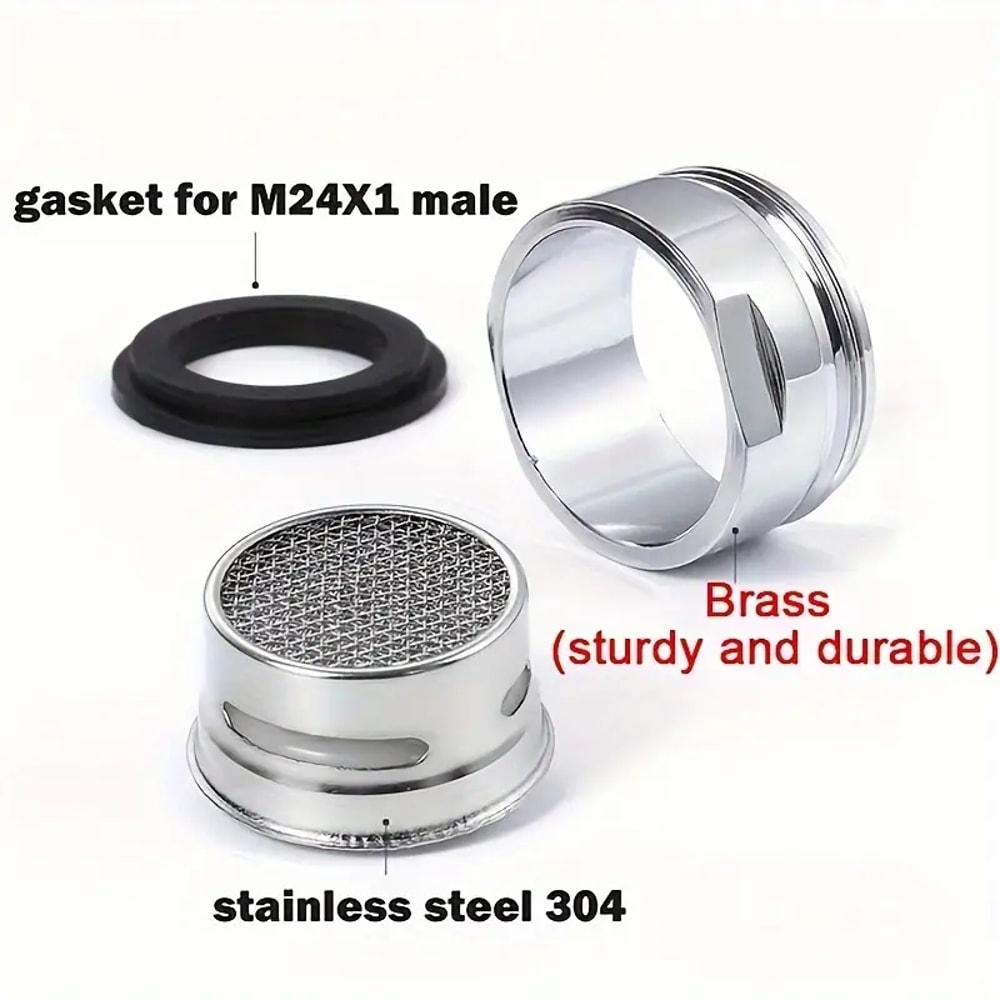 Water Saving Faucet Aerator Set with Thread Bathroom Tap Filter