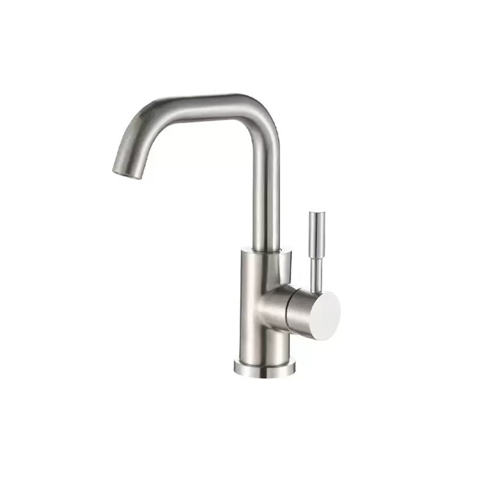 Flexible Kitchen Faucet Swivel Stainless Steel Gold Mixer Tap