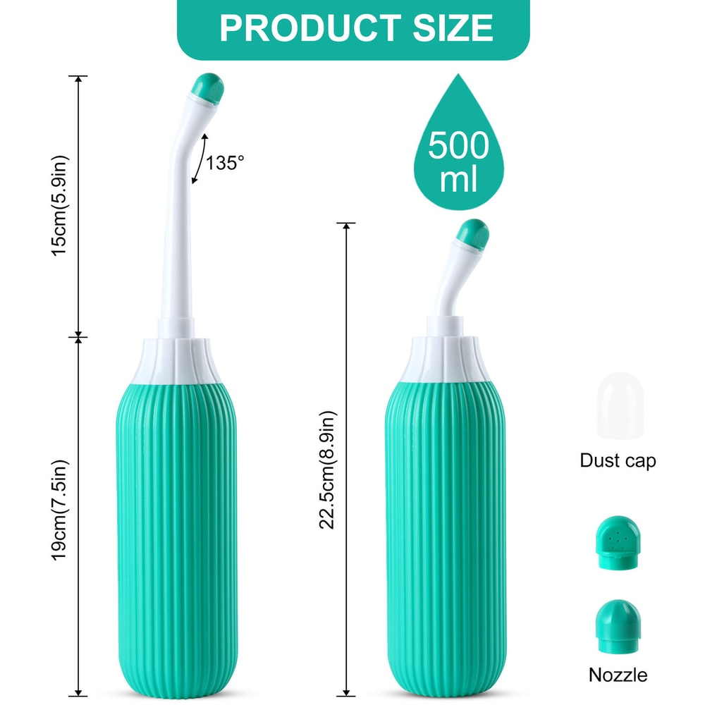 Portable Bidet Bottle Travel Hygiene Sprayer for Postpartum and Baby Care