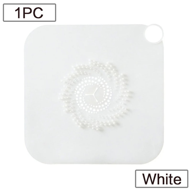 Silicone Floor Drain Hair Catcher Stopper Anti Clog Sink Filter Cover 2