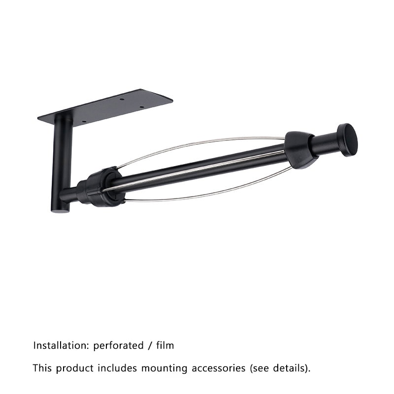 Wall Mounted Paper Towel Holder With Cutter Stainless Steel Kitchen Organizer For Cling Film Foil 6