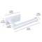 Stainless Steel Adhesive Paper Towel Holder Wall Mount Shelf for Kitchen Bathroom