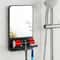 Fogless Shower Mirror with Razor Holder Anti Fog Bathroom Shaving Mirror Suction Mount