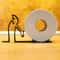 Minimalist Funny Toilet Paper Holder Printed Tissue Stand Bathroom Decor