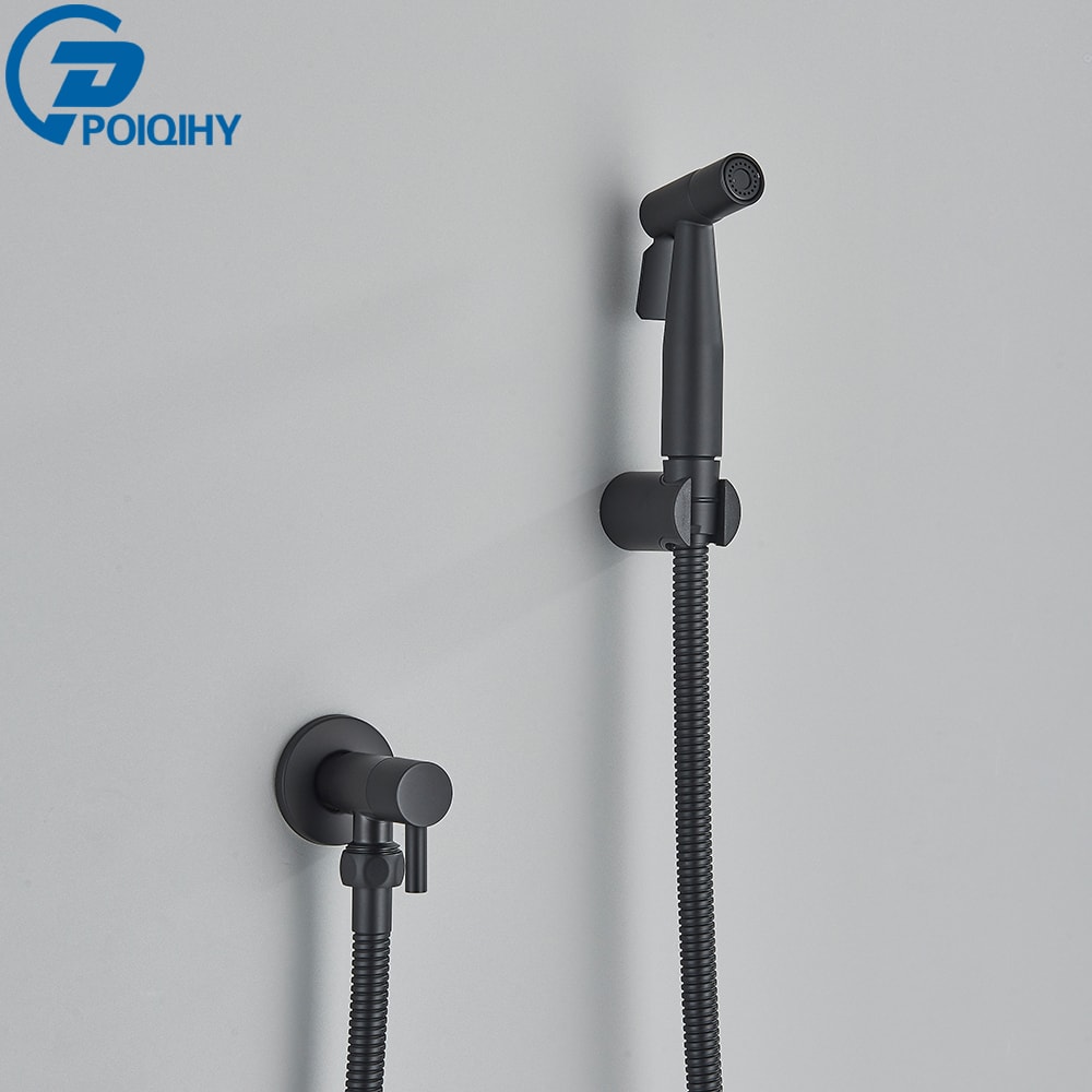 Luxury Gold Handheld Bidet Sprayer Stainless Steel Toilet Hygiene Shower 6