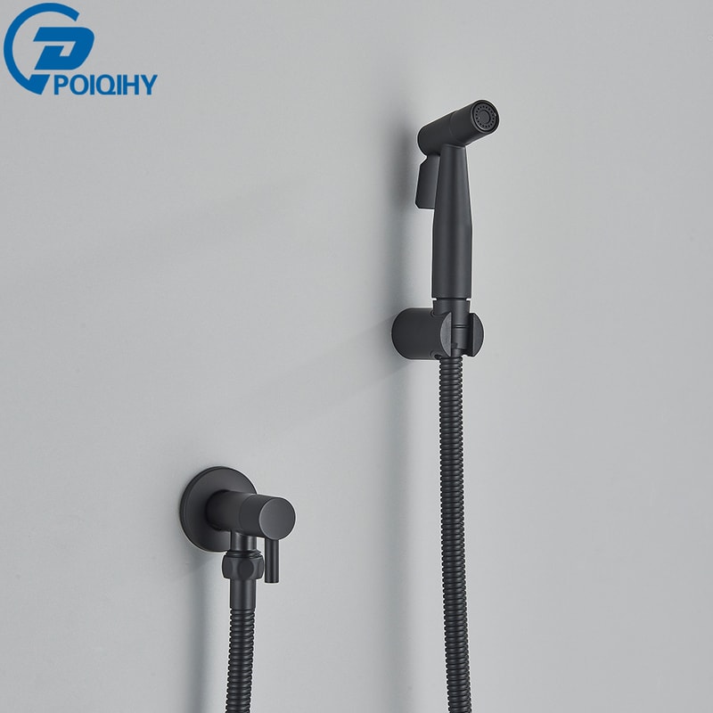 Luxury Gold Handheld Bidet Sprayer Stainless Steel Toilet Hygiene Shower 6