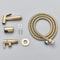 Luxury Gold Handheld Bidet Sprayer Stainless Steel Toilet Hygiene Shower 4