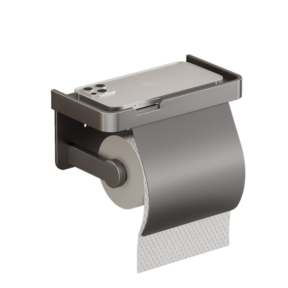 Waterproof Wall Mounted Toilet Paper Holder Box With Storage Dispenser 1