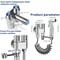 Stainless Steel Handheld Bidet Sprayer for Toilet Hygienic Bathroom Cleaning Kit