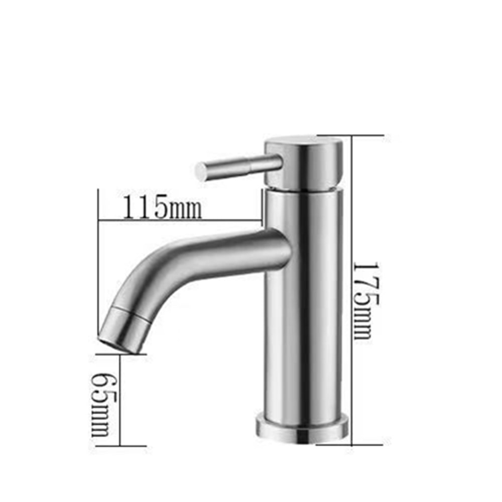 Matte Black Vessel Sink Faucet Short Deck Mounted Hot Cold Mixer Tap
