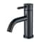 Matte Black Vessel Sink Faucet Short Deck Mounted Hot Cold Mixer Tap
