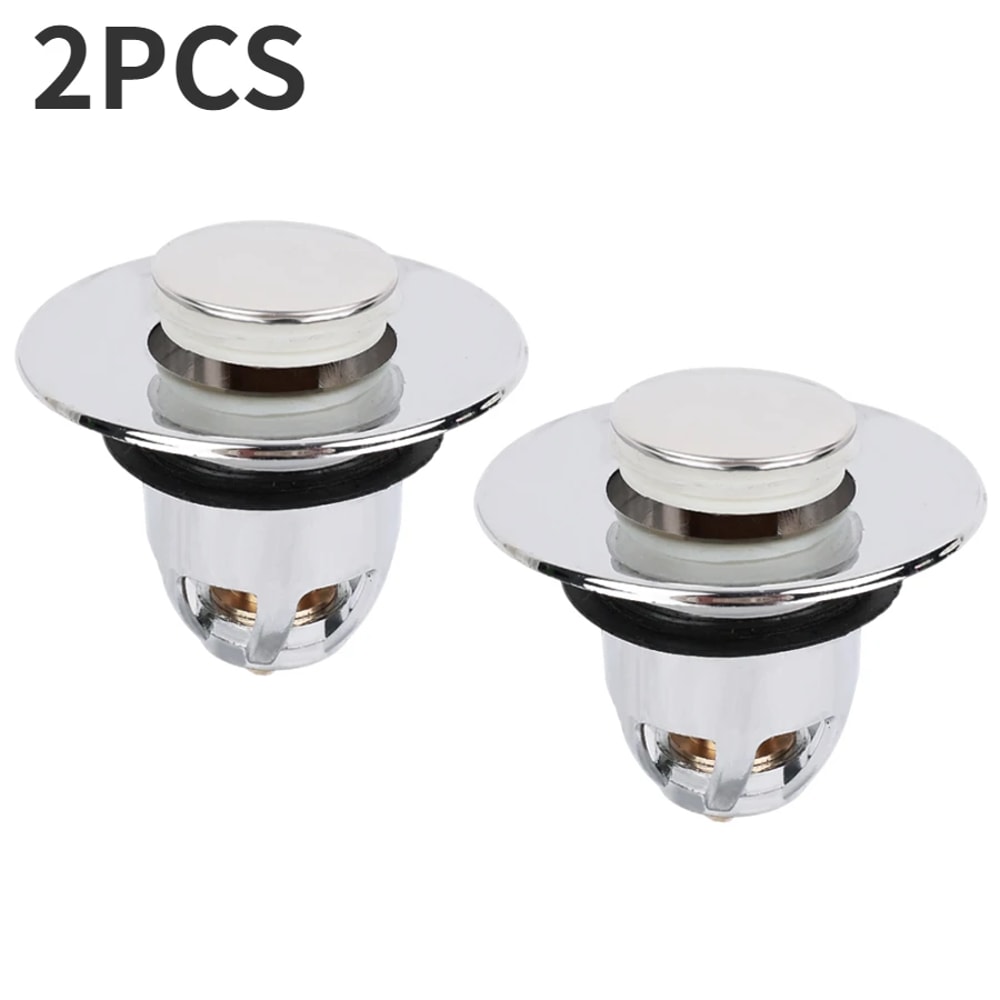Universal Push Pop Sink Stopper With Sink Drain Filter Anti Clog Bounce Core 7