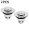 Universal Push Pop Sink Stopper With Sink Drain Filter Anti Clog Bounce Core 7