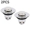 Universal Push Pop Sink Stopper With Sink Drain Filter Anti Clog Bounce Core 7