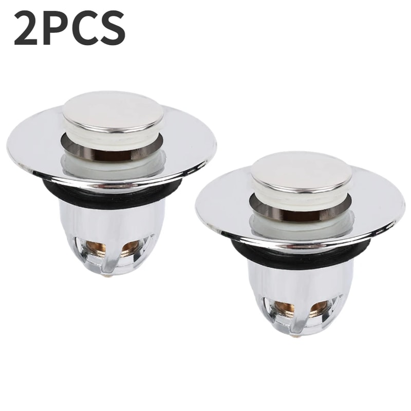 Universal Push Pop Sink Stopper With Sink Drain Filter Anti Clog Bounce Core 7