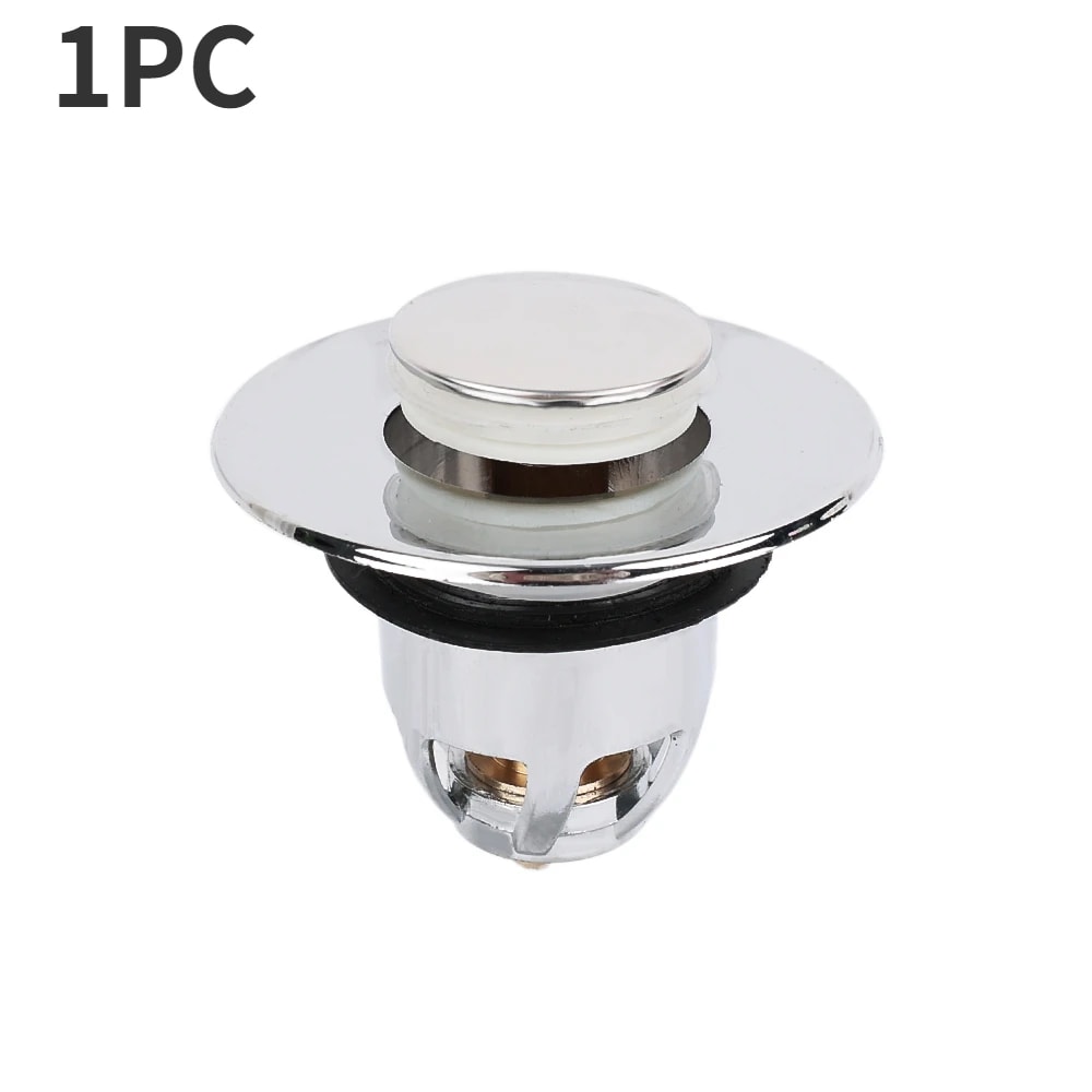 Universal Push Pop Sink Stopper With Sink Drain Filter Anti Clog Bounce Core 6