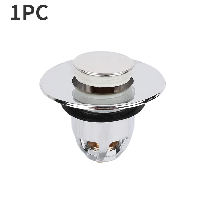 Universal Push Pop Sink Stopper With Sink Drain Filter Anti Clog Bounce Core 6