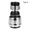 Rotating Water Saving Faucet Attachment With Filter Nozzle For Kitchen Bathroom Use 0