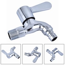 heavy duty washing machine faucet brass in wall valve with water inlet