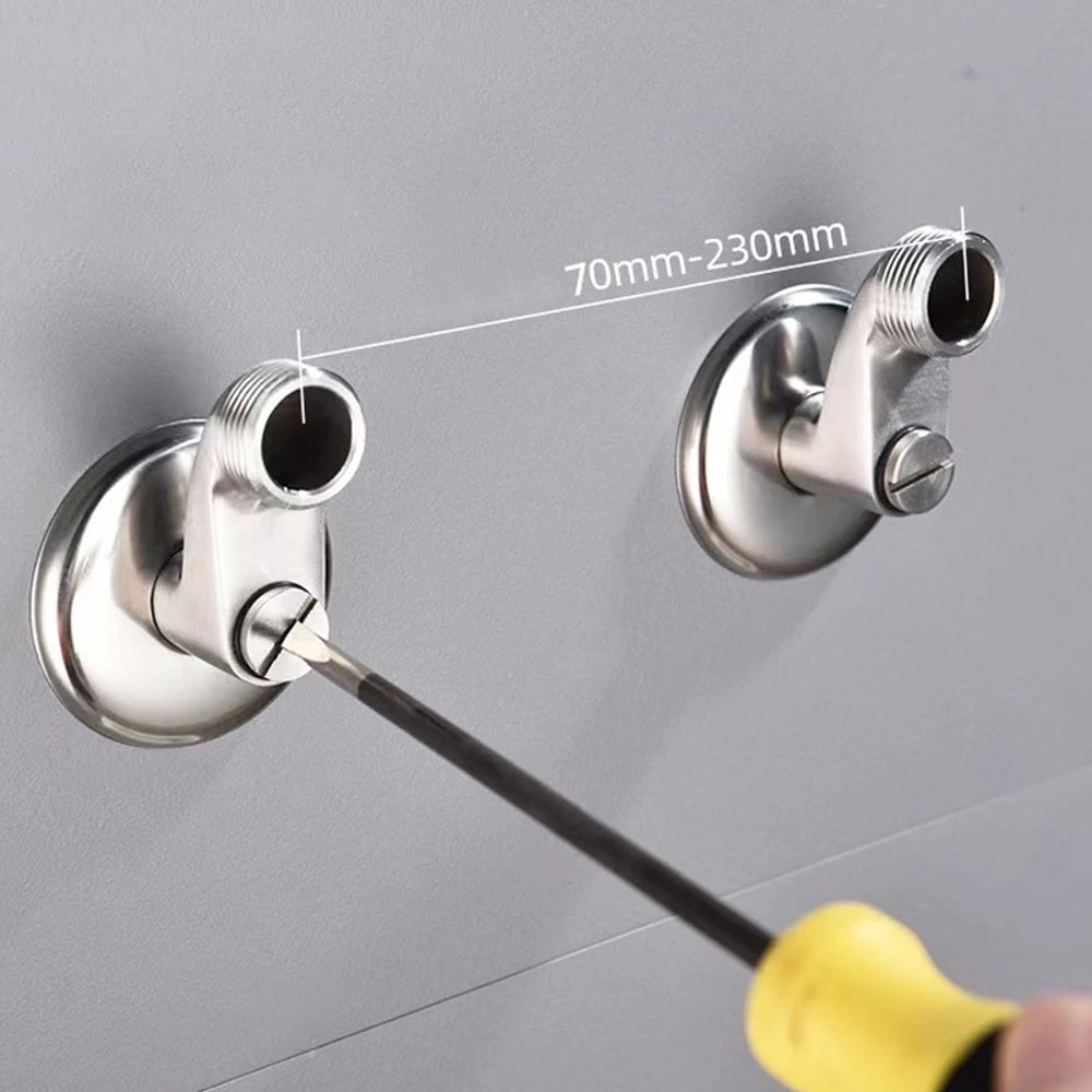 Adjustable Shower Valve Adapter Set Stainless Steel Wall Mounted Faucet Extension