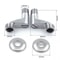 Adjustable Shower Valve Adapter Set Stainless Steel Wall Mounted Faucet Extension