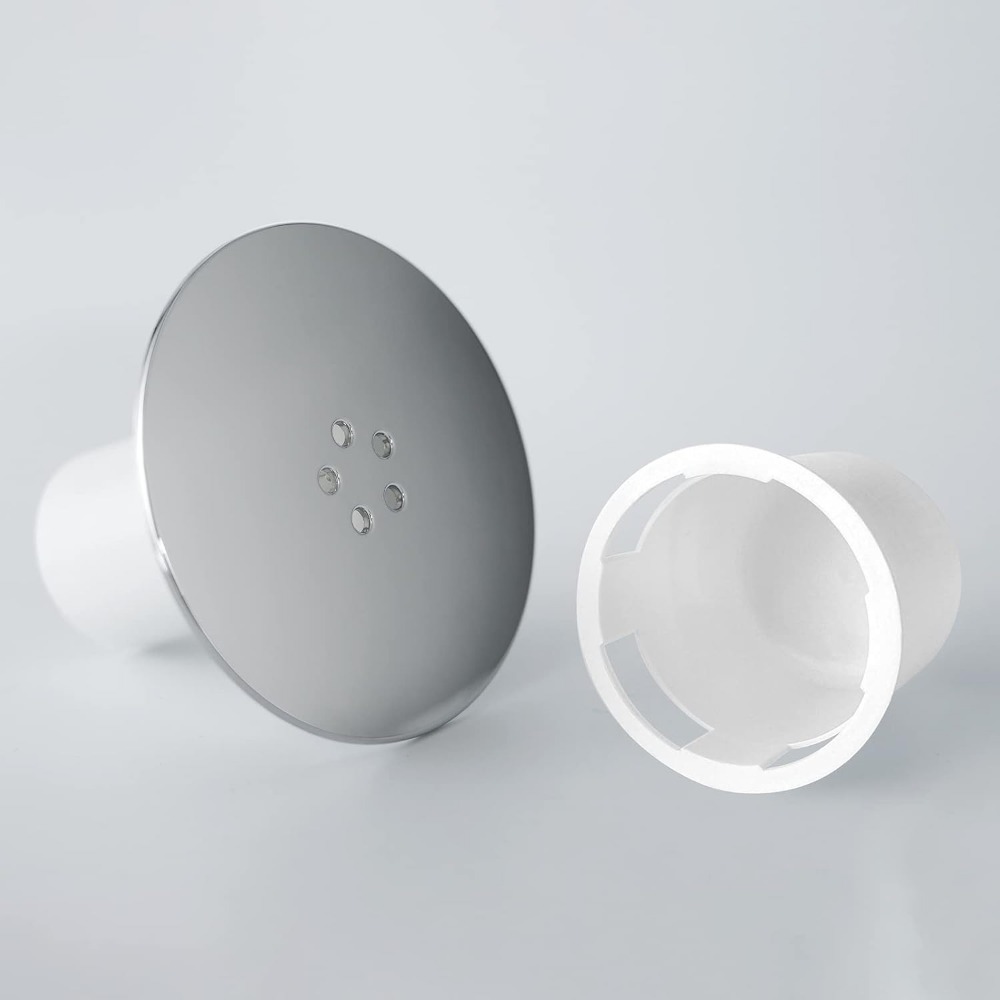 Fast Flow Shower Drain Cover Hair Catcher Detachable Anti-Clog Drain Protector