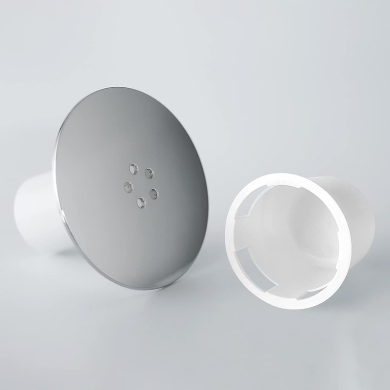 Fast Flow Shower Drain Cover Hair Catcher Detachable Anti-Clog Drain Protector