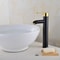 Matte Black Bathroom Sink Faucet Single Handle Hot Cold Mixer Tap 6