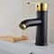 Matte Black Bathroom Sink Faucet Single Handle Hot Cold Mixer Tap 4