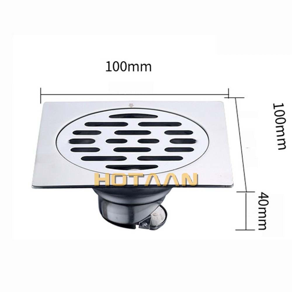 Stainless Steel Floor Drain Anti Odor Bathroom Shower Drain Cover