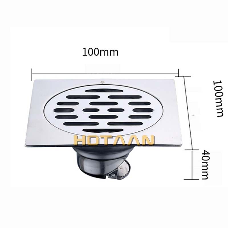 Stainless Steel Floor Drain Anti Odor Bathroom Shower Drain Cover