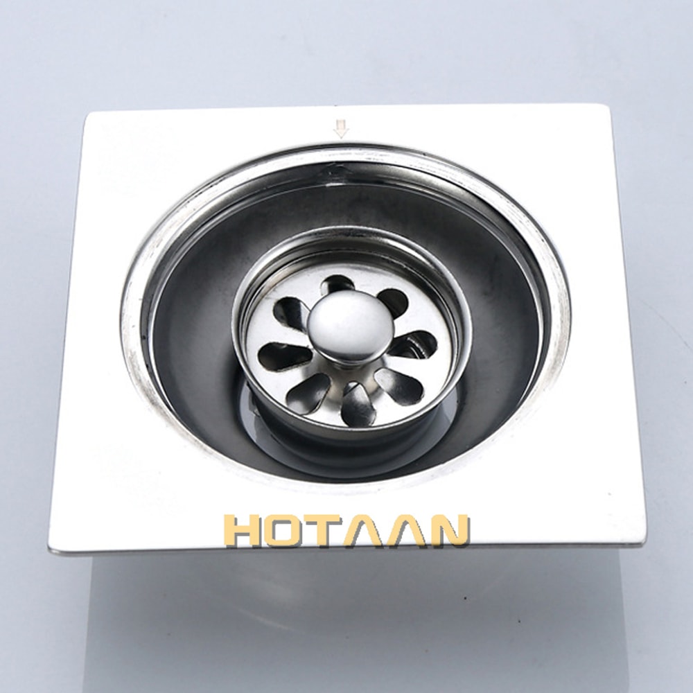 Stainless Steel Floor Drain Anti Odor Bathroom Shower Drain Cover