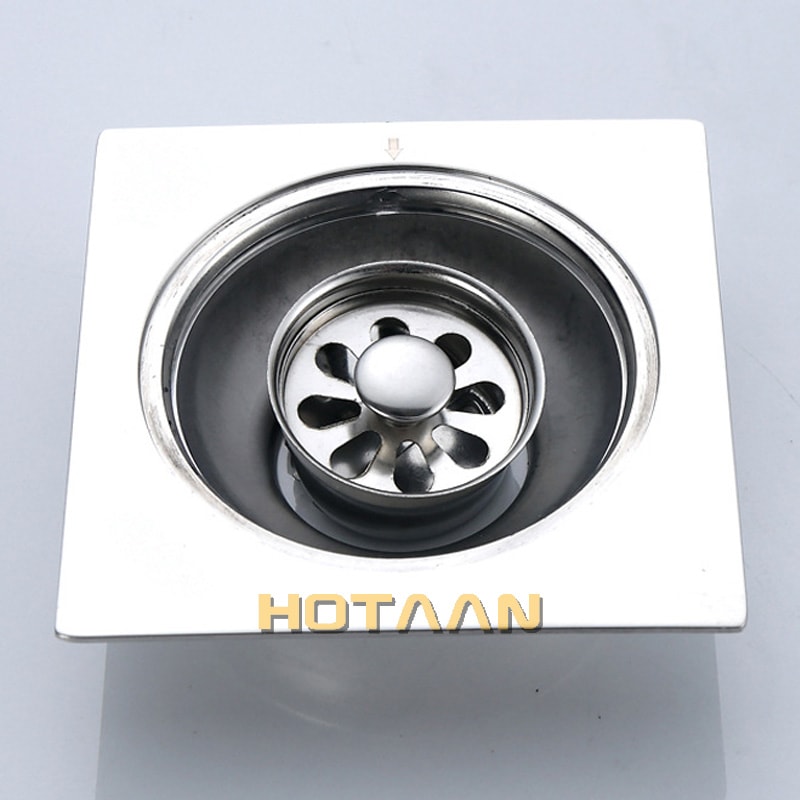 Stainless Steel Floor Drain Anti Odor Bathroom Shower Drain Cover