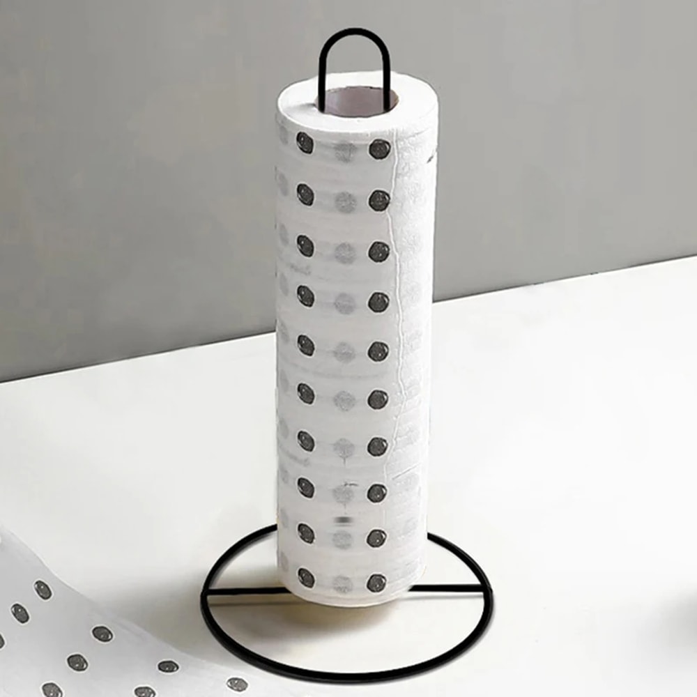 Stainless Steel Paper Towel Holder Wall Mount Rustproof Kitchen Roll Dispenser Rack