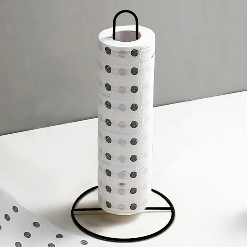 Stainless Steel Paper Towel Holder Wall Mount Rustproof Kitchen Roll Dispenser Rack