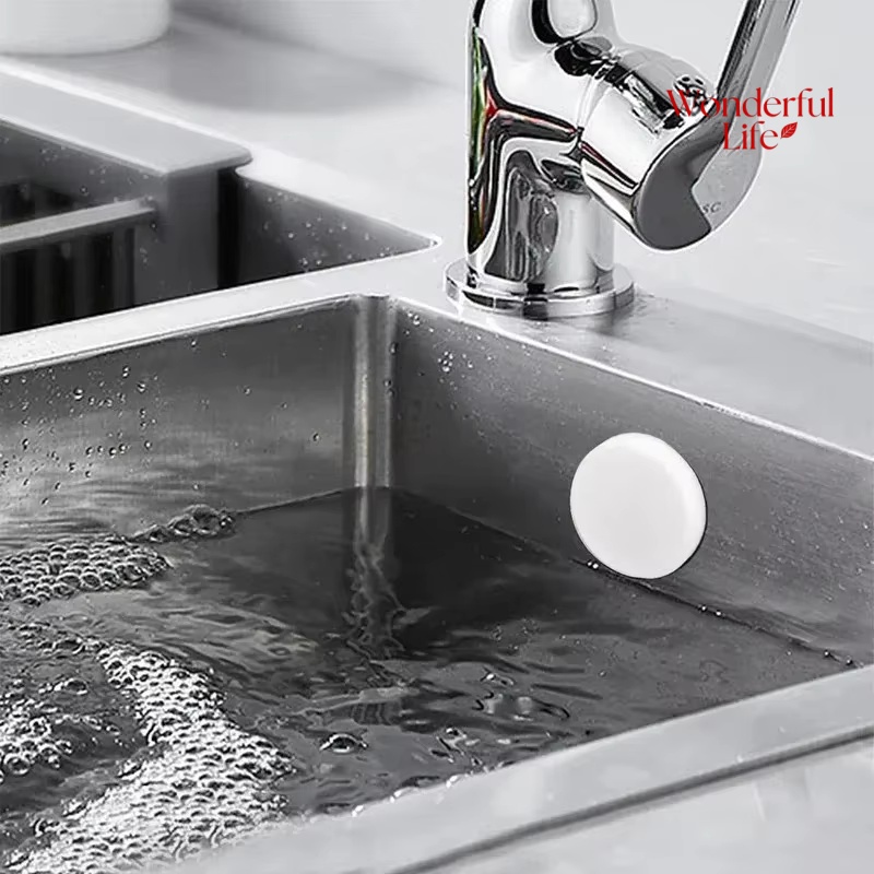 Universal Sink Overflow Cover Plug Leak Proof Sink Overflow Cover For Bathroom Kitchen Tub 3
