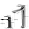 Modern Bathroom Sink Faucet Single Lever Deck Mounted Mixer Tap In Matte Gold Finishes 1