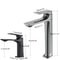 Modern Bathroom Sink Faucet Single Lever Deck Mounted Mixer Tap In Matte Gold Finishes 1