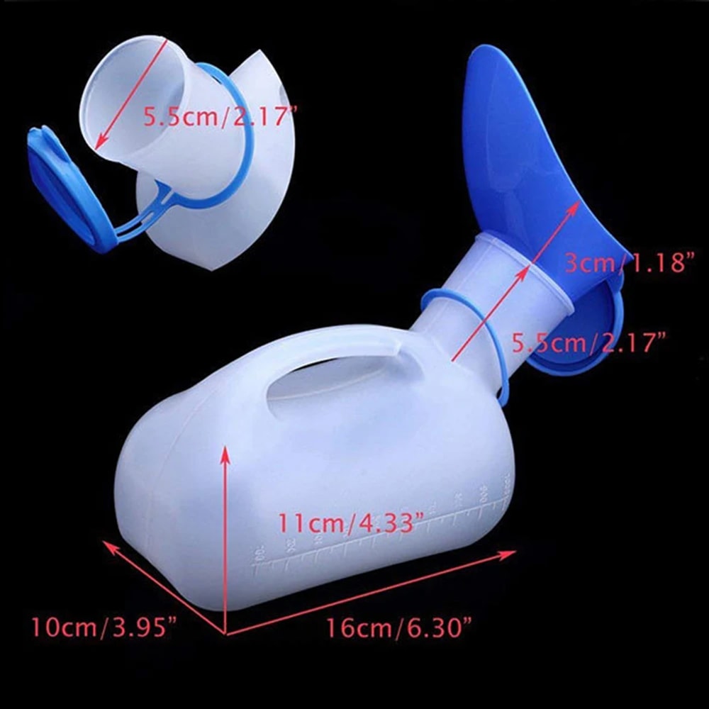Portable Travel Urinal Bottle Leakproof Mobile Toilet For Camping And Car Use 4
