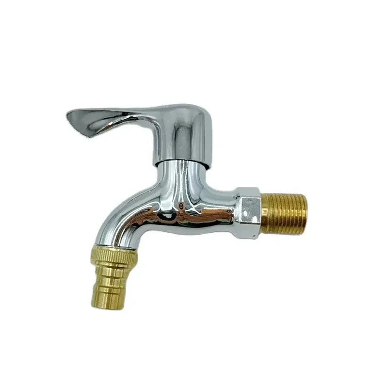 Wall Mounted garden water tap with Quick Hose Connector Inch Outdoor Faucet