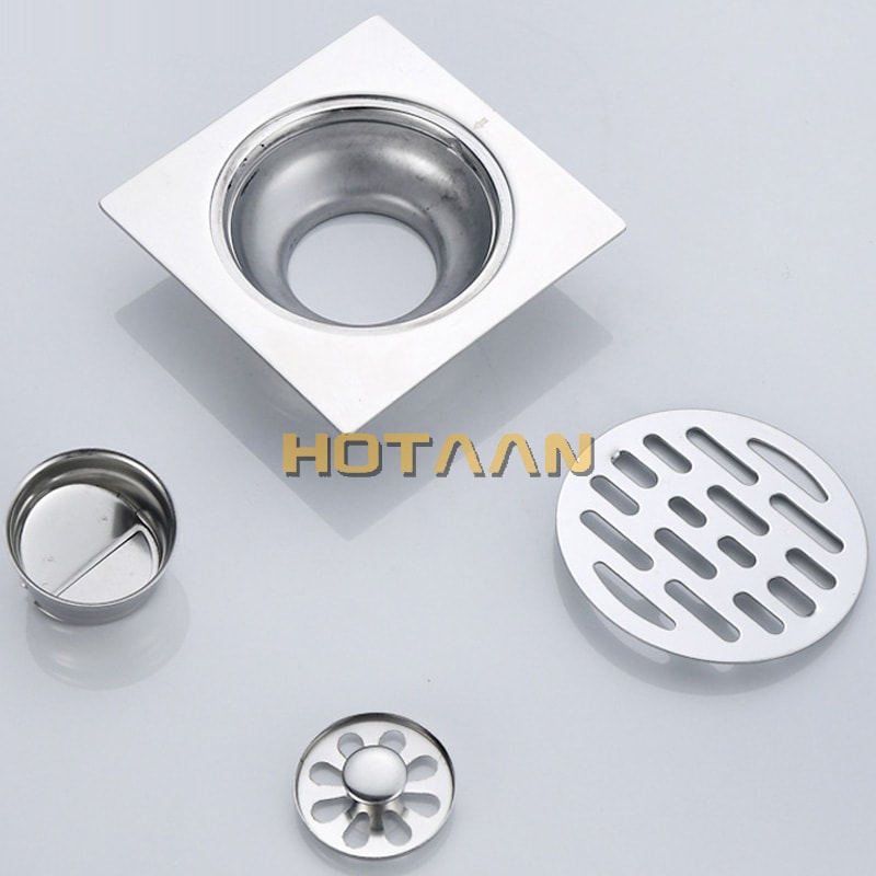 Anti Odor Stainless Steel Floor Drain Bathroom Shower Drain Cover