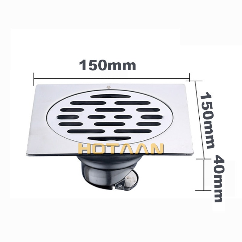 Anti Odor Stainless Steel Floor Drain Bathroom Shower Drain Cover