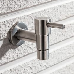 stainless steel garden faucet wall mounted bibcock for outdoor sink and mop use