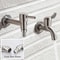 Stainless Steel Garden Faucet Wall Mounted Bibcock For Outdoor Sink And Mop Use 1