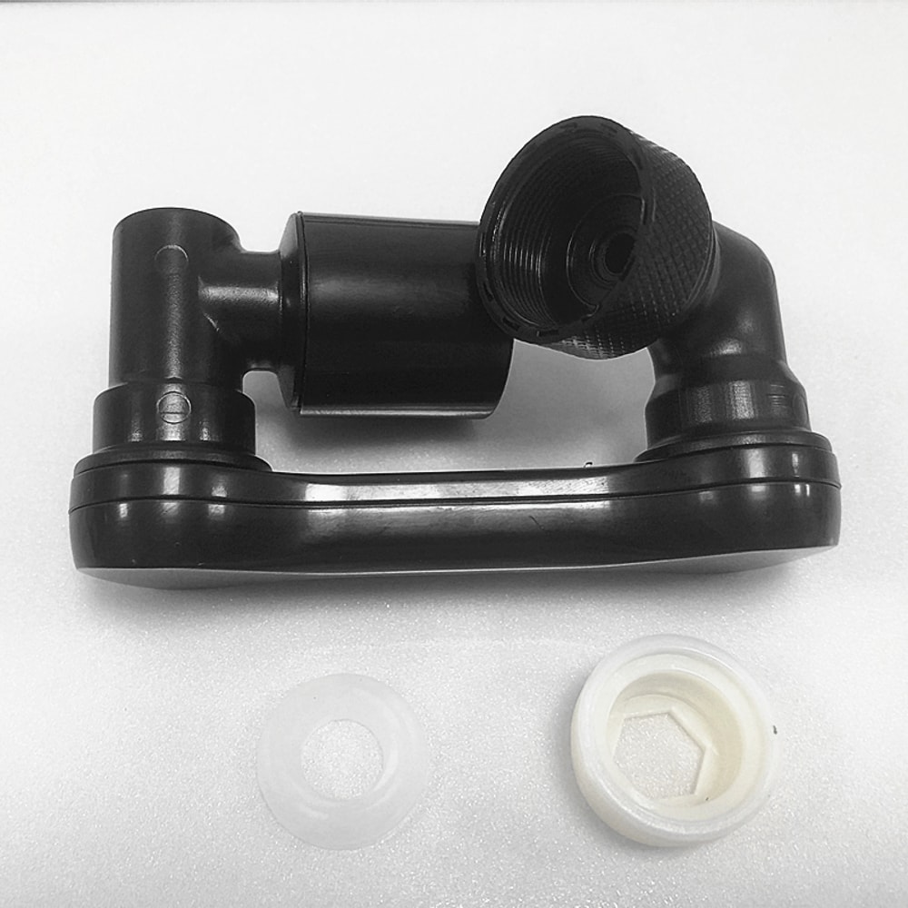 Rotating Faucet Sprayer Head Kitchen Sink Extender with Dual Flow Aerator