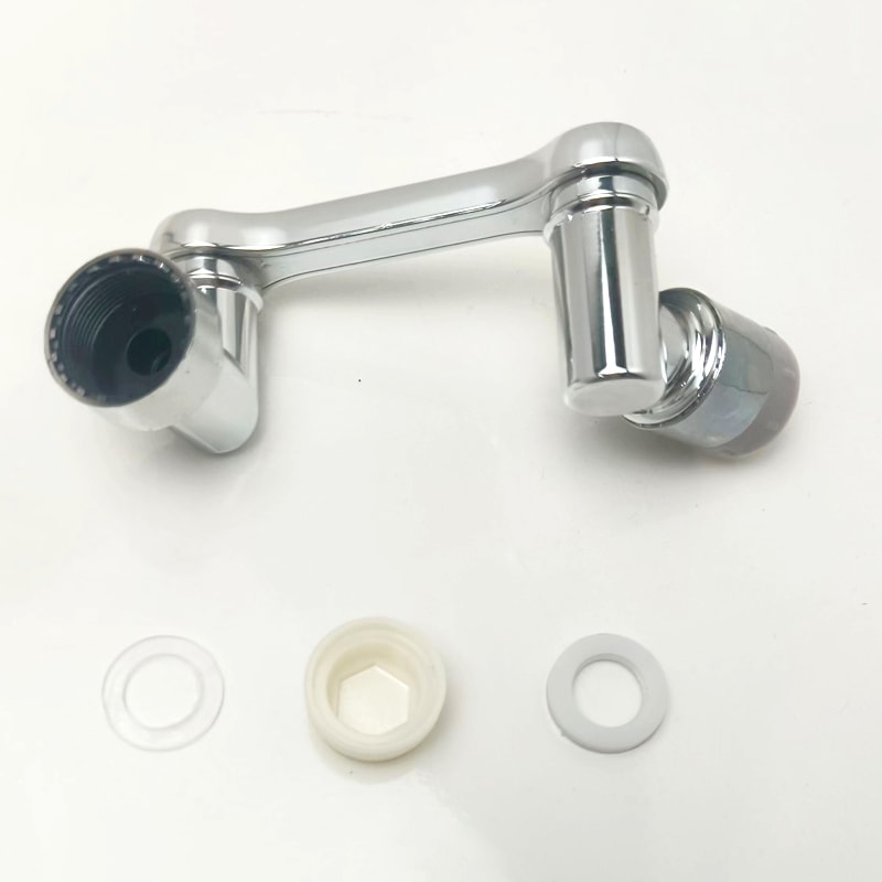 Rotating Faucet Aerator Extension with Dual Spray Modes Splash Filter